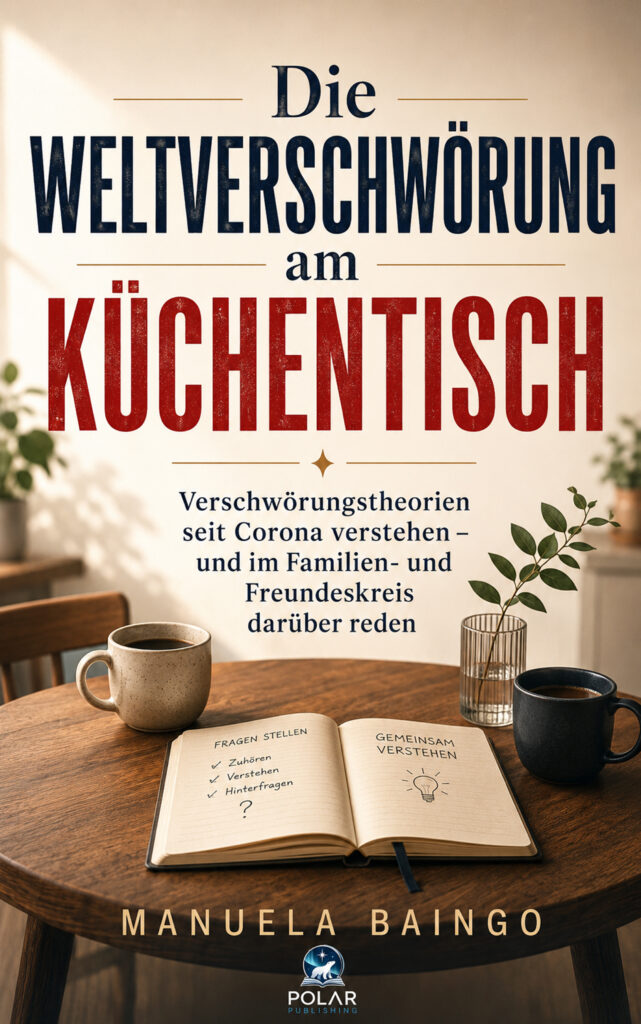 Buchcover „Die Weltverschwörung am Küchentisch“ von Manuela Baingo