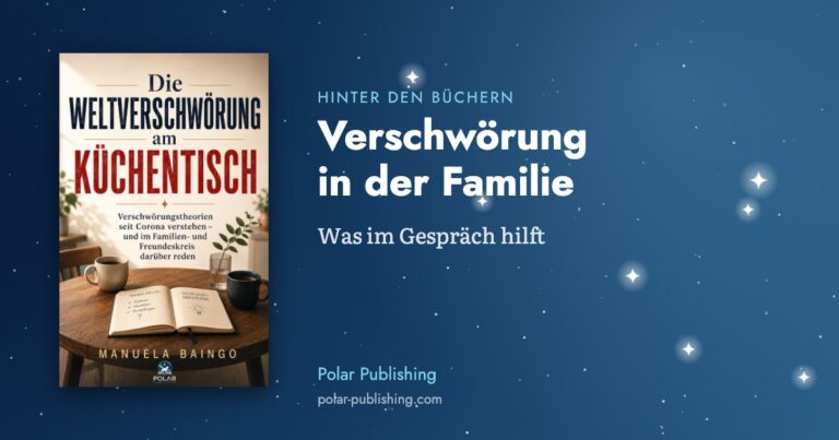 Titelbild: Verschwörung in der Familie, Hinweise aus Die Weltverschwörung am Küchentisch von Manuela Baingo